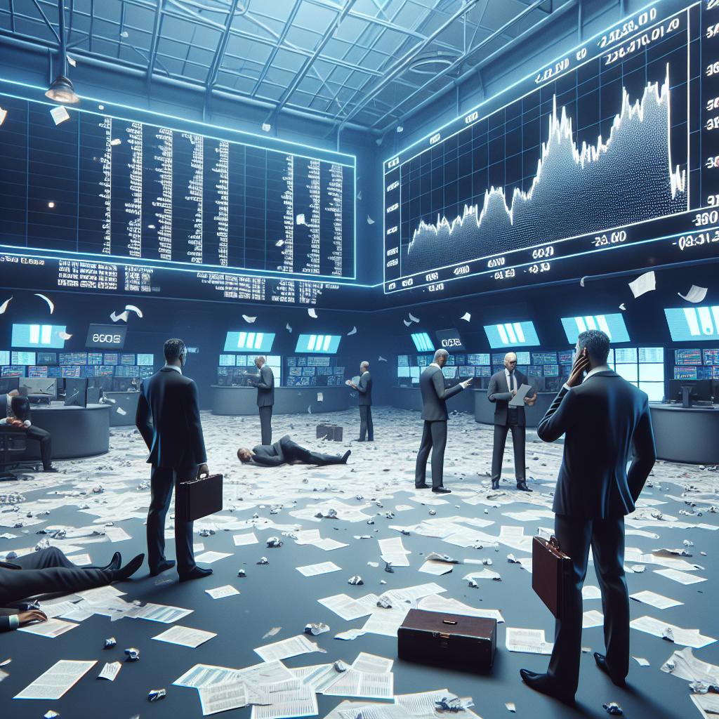 Stock market crash aftermath.