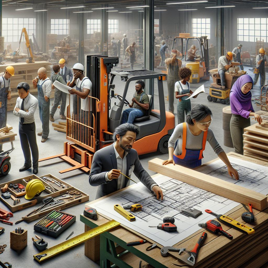 Construction training workshop concept