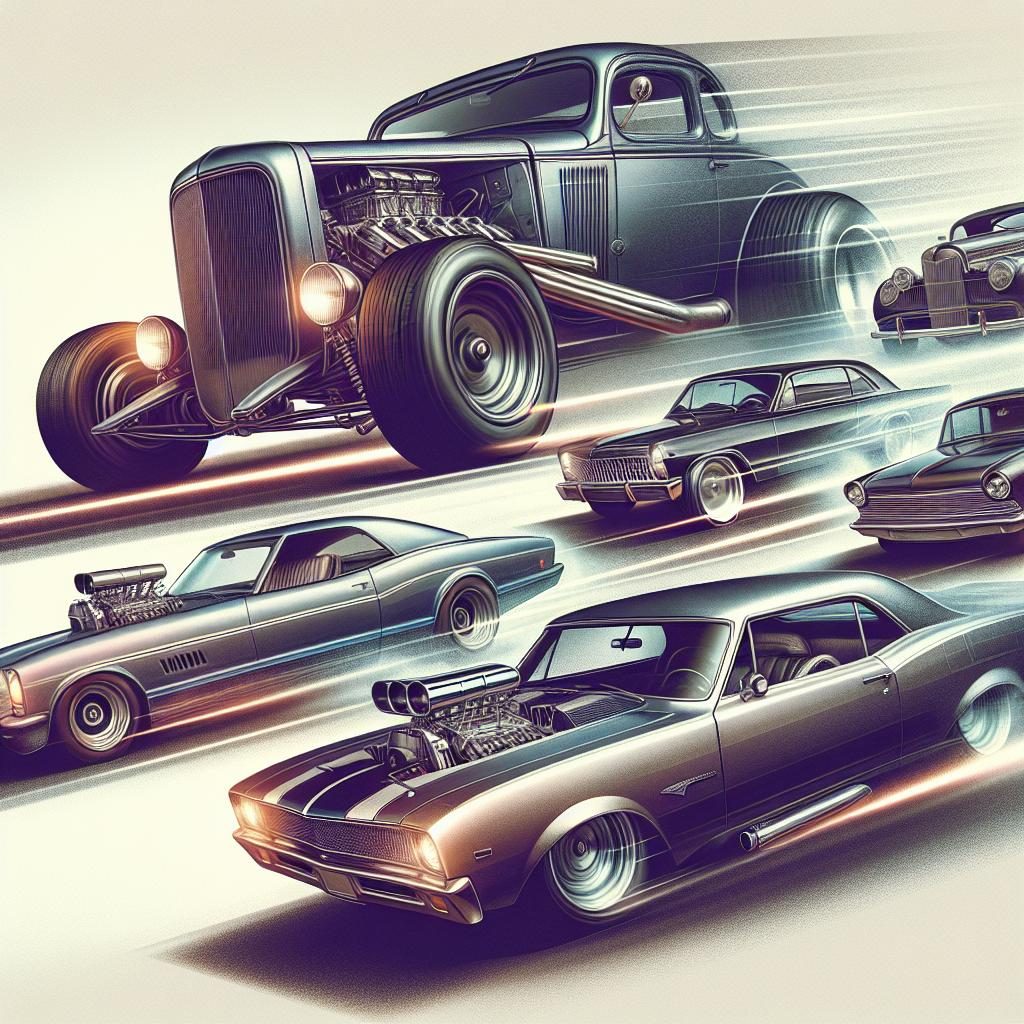 Classic cars revving up.