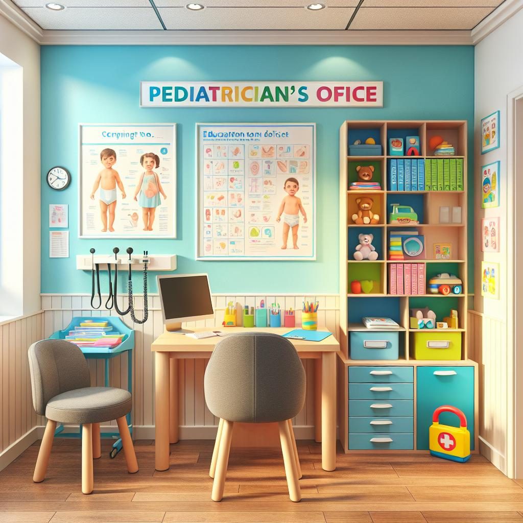 Pediatrician's empty office.