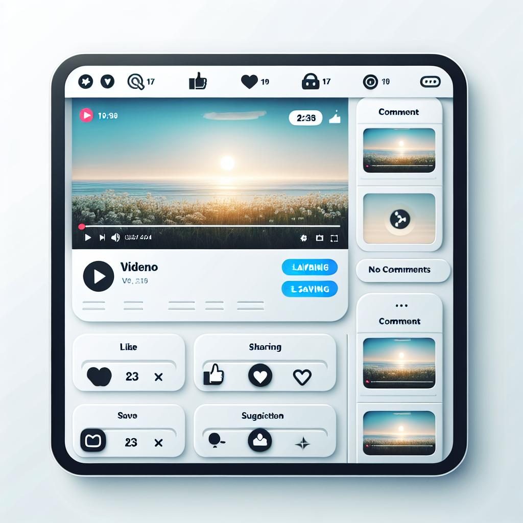 "Modern YouTube interface design"