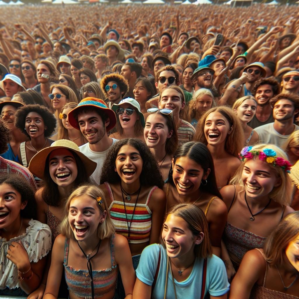 Festival Crowd Anticipation