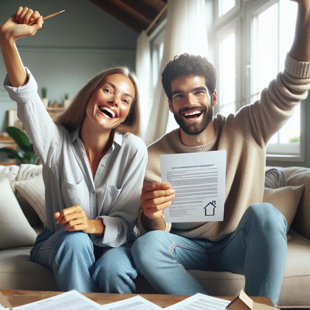 Homebuyers Celebrating Savings