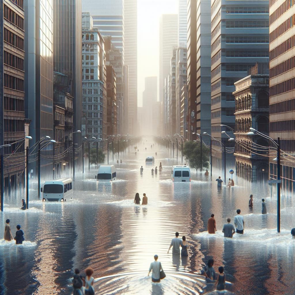 Flooded City Streets