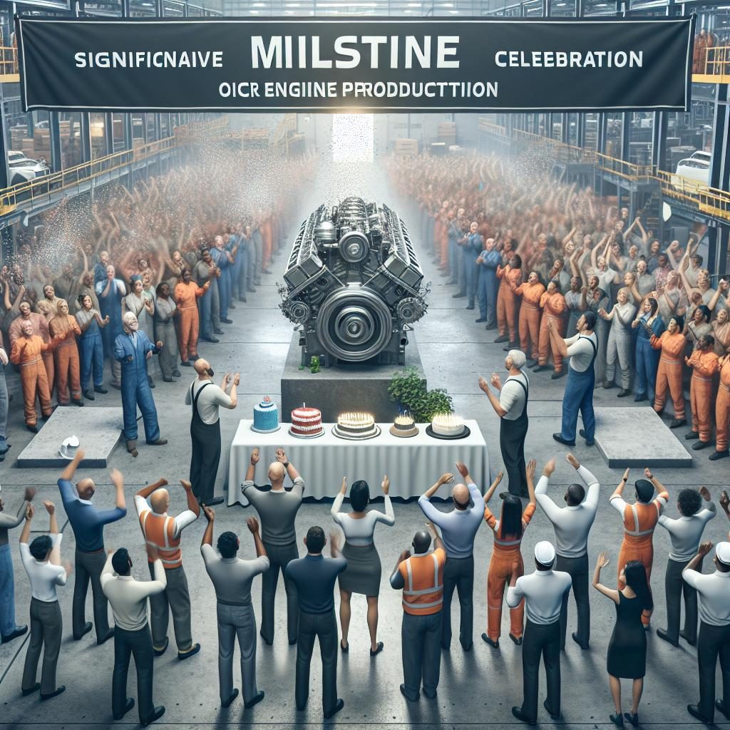 Engine Production Milestone Celebration