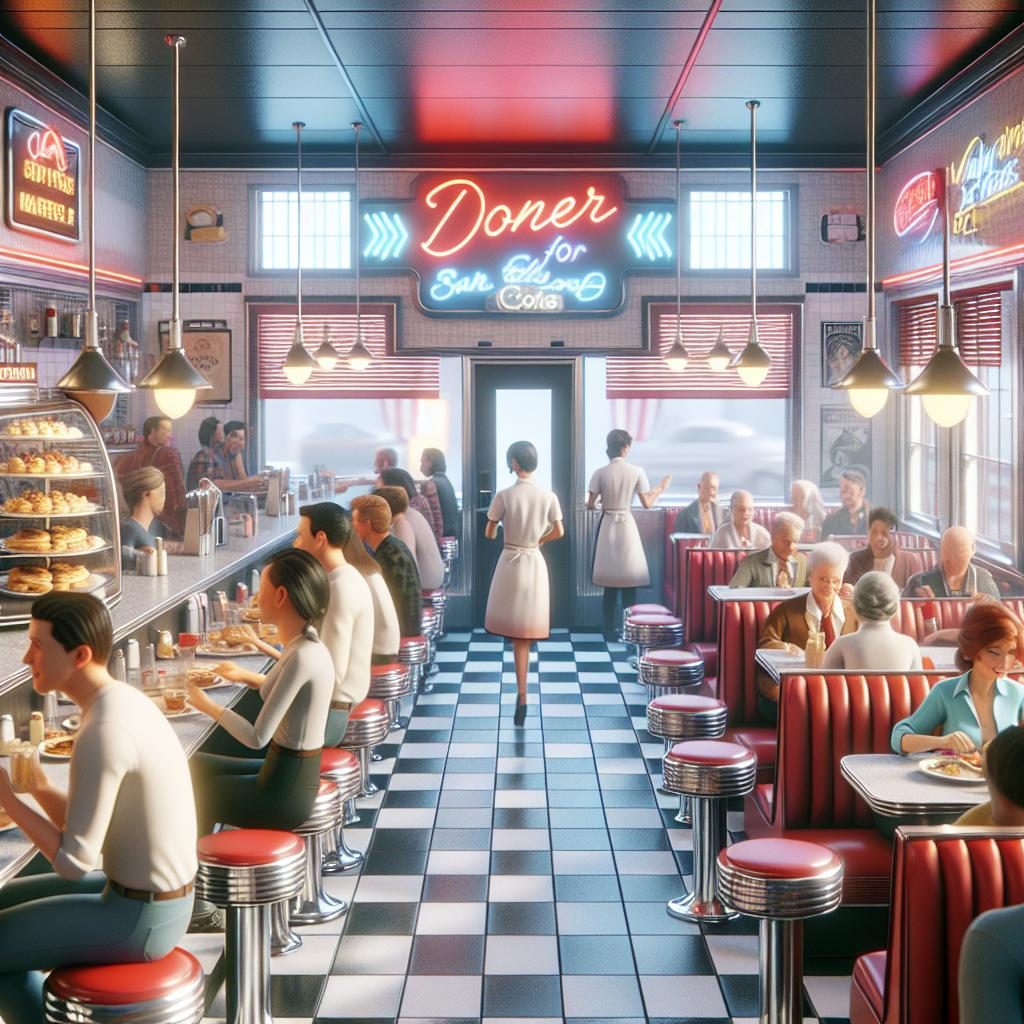 Classic diner ambiance