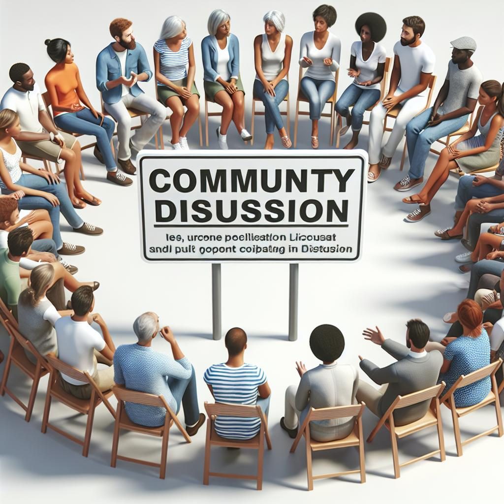 Community Discussion Signage