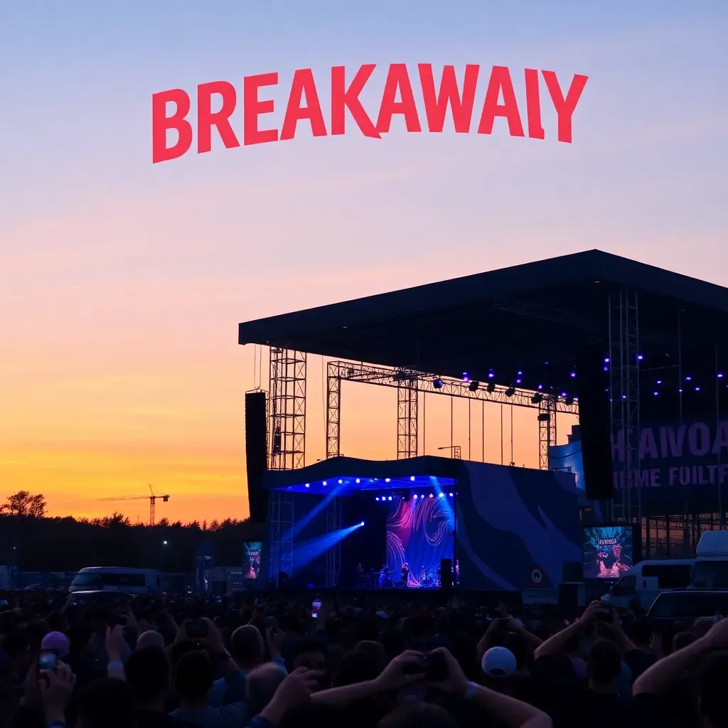 Huntsville Set to Host Breakaway Music Festival in October 2025