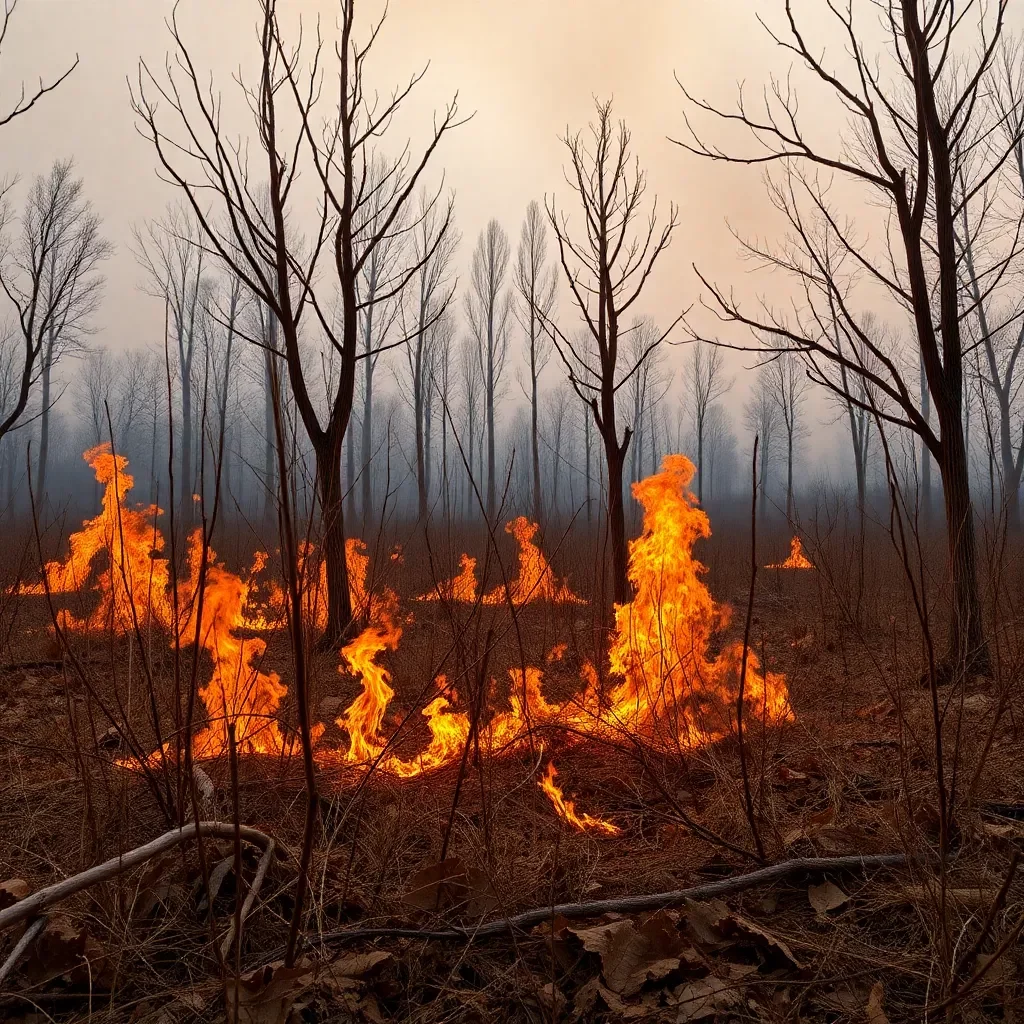 Brush Fires Threaten Madison County, Alabama as Fire Risks Surge Amid Dry Conditions