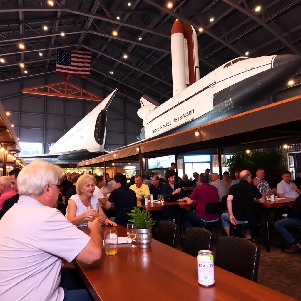 U.S. Space & Rocket Center Hosts Biergarten Under the Shuttle to Celebrate Pathfinder's Return