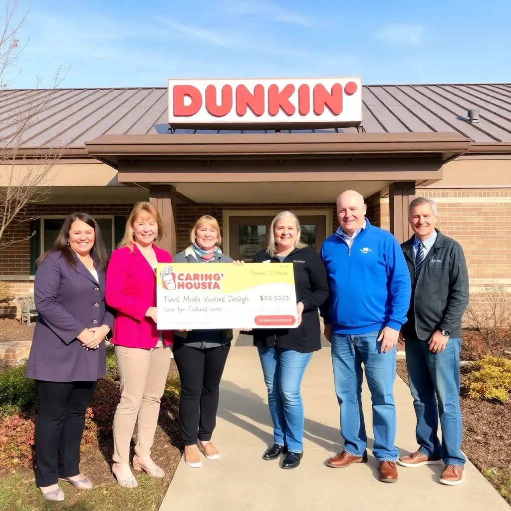 Huntsville Hospital Foundation Receives $5,223 Grant from Dunkin' to Support Caring House Initiative