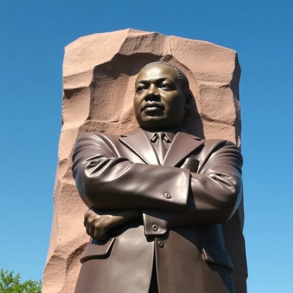 Huntsville Artist Andrew Luy Brings Martin Luther King Jr. to Life with Inspiring 9-Foot Sculpture