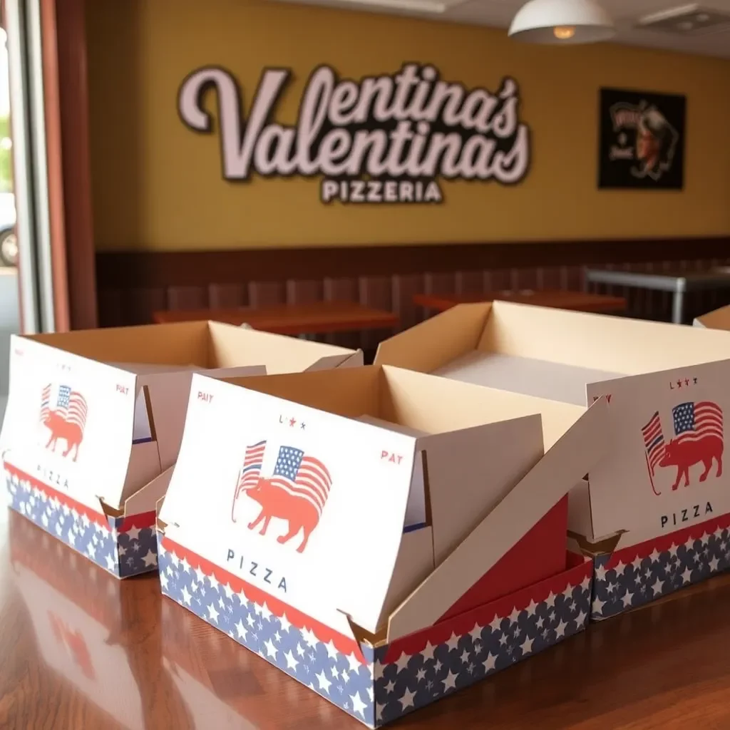 Huntsville's Valentina's Pizzeria Combines Election Spirit and Pizza Fun with Themed Boxes