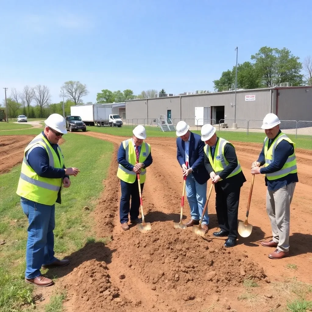 Owens Cross Roads Breaks Ground on Long-Awaited $10 Million Sewage Treatment Plant