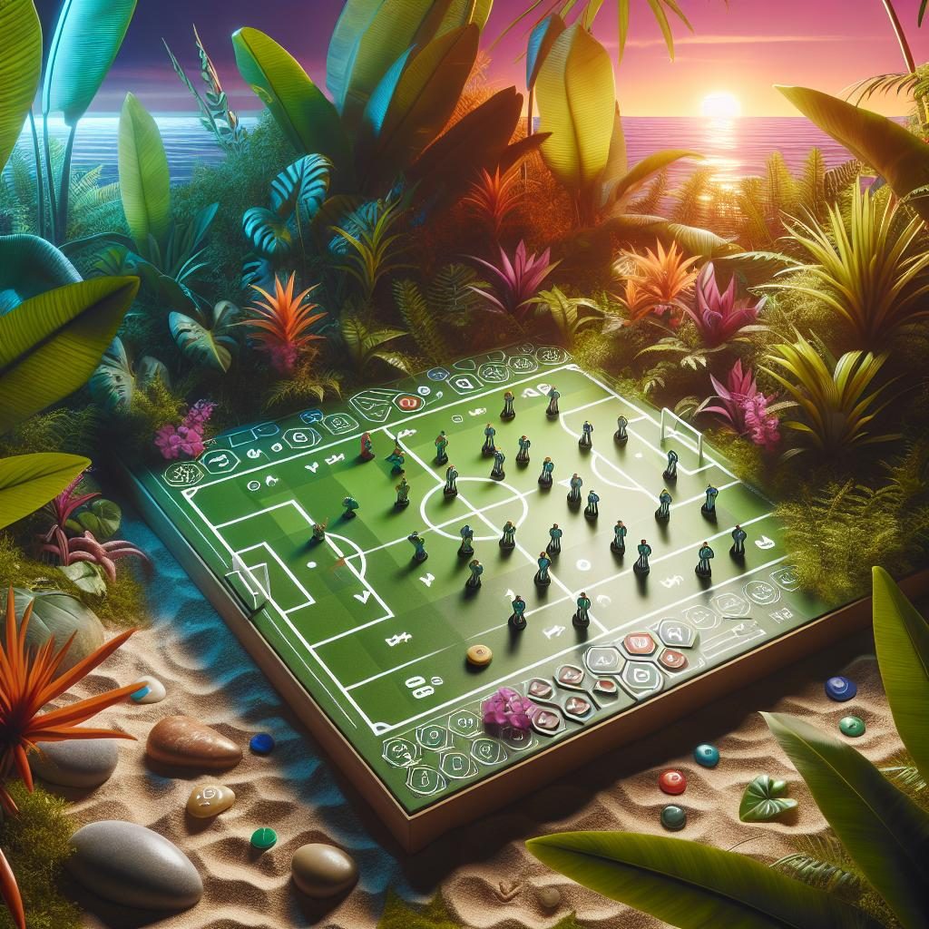 Tropical Football Strategy Board