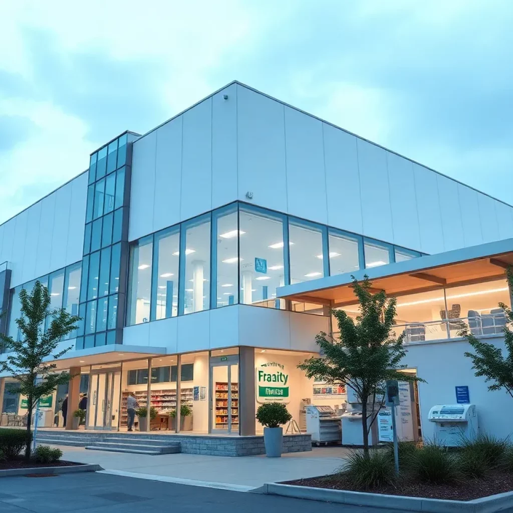 Modern pharmaceutical facility in Huntsville