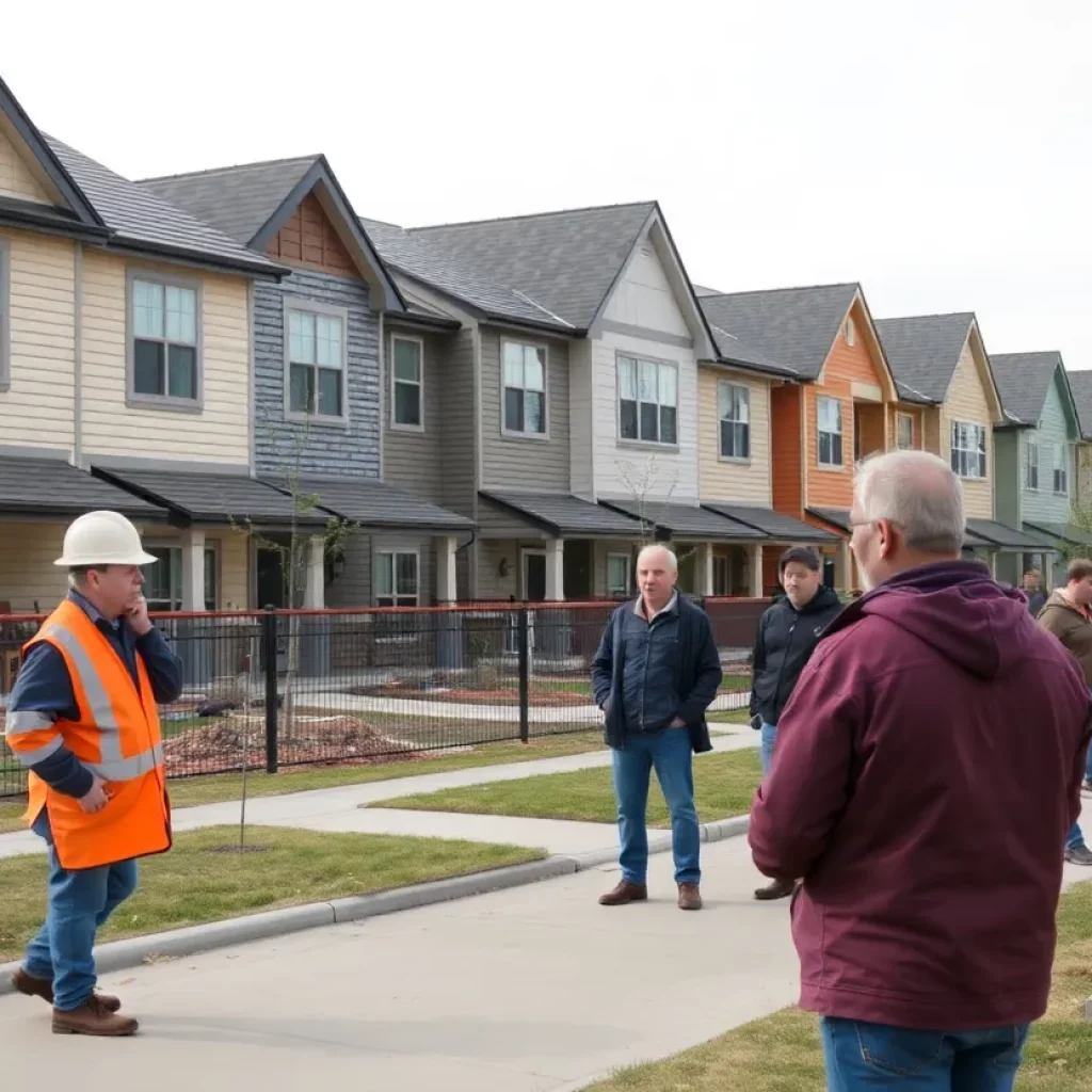 Newly constructed townhomes in the Lake Forest area of Huntsville