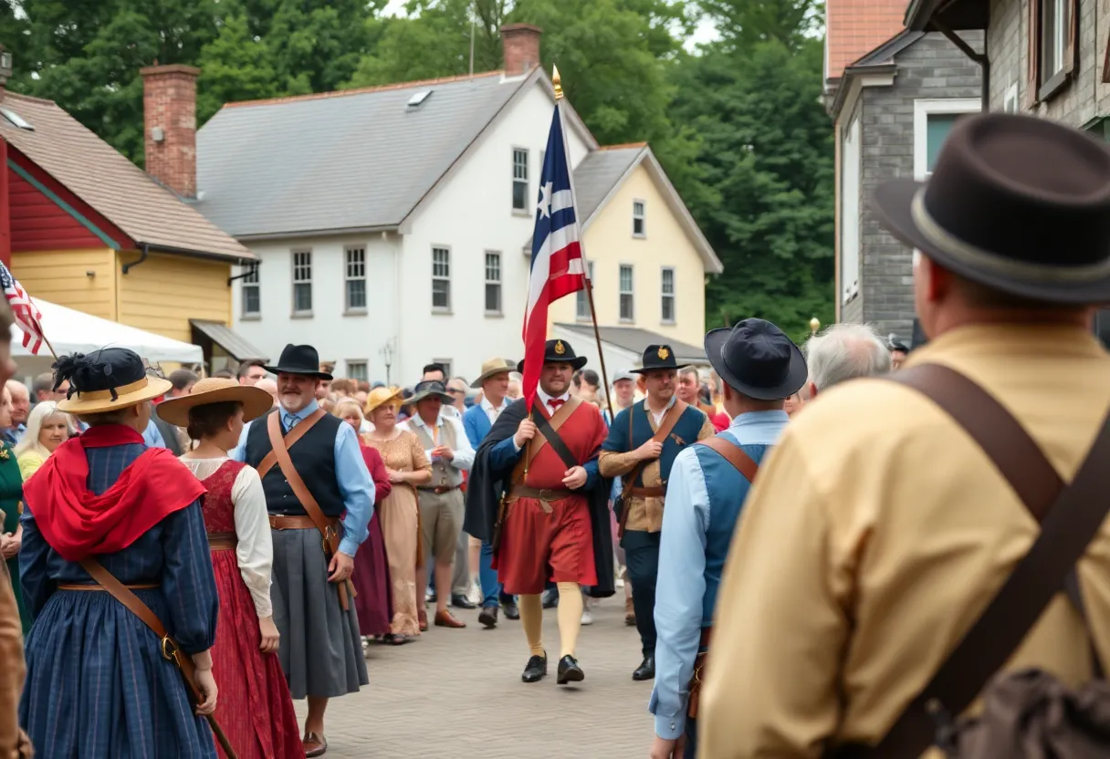 Ceremony honoring Revolutionary War hero Isaac Wellborn in Hazel Green