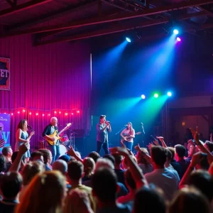 Musician performing on stage in Huntsville