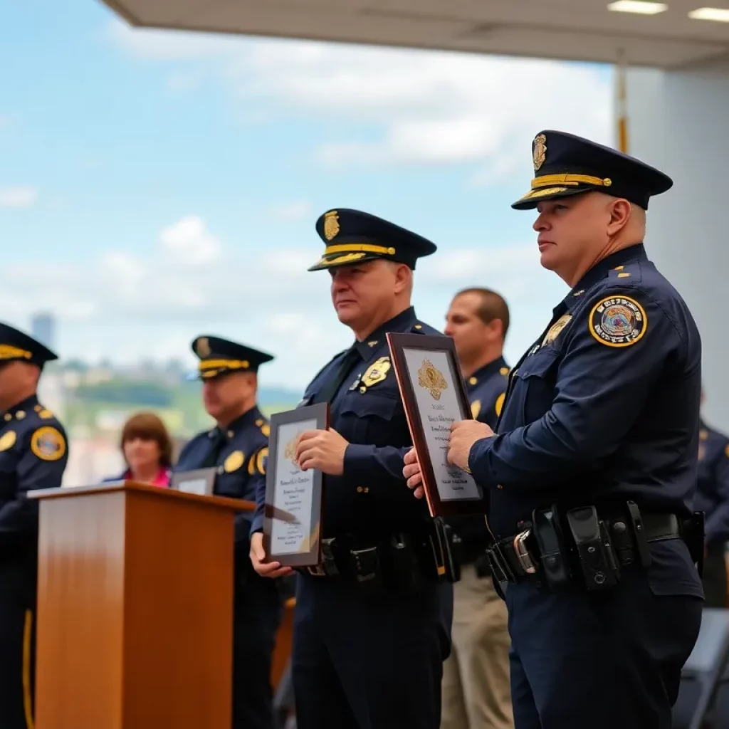 Huntsville officers receiving life-saving awards