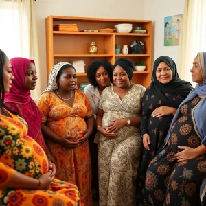 Discussion about maternal health care among diverse pregnant women.