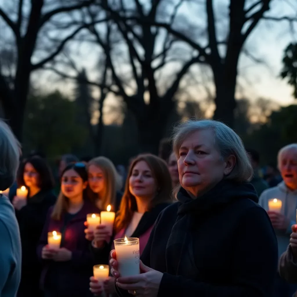 Community members gathered in vigil for missing realtor Ronald Dumas Jr.