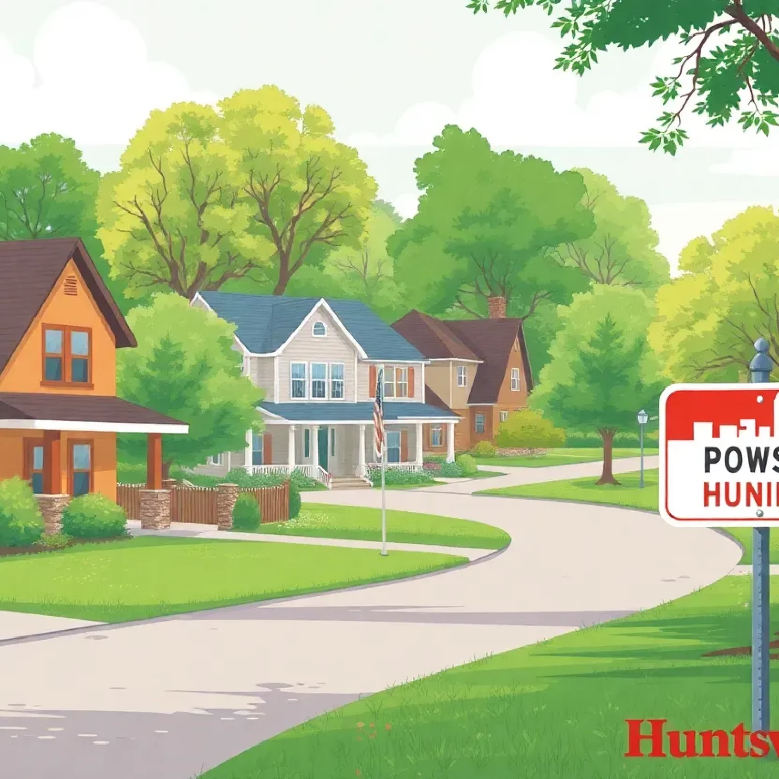 Community members looking out for local properties in Huntsville.